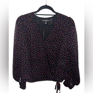Banana republic heart blouse
